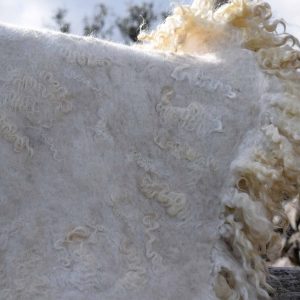 felted fleece rug alice