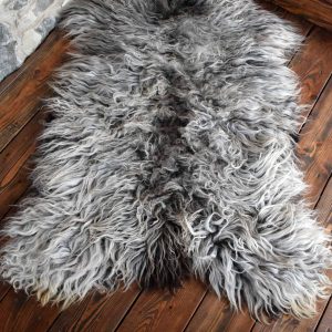 slate grey felted fleece