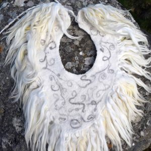 felted wool cape