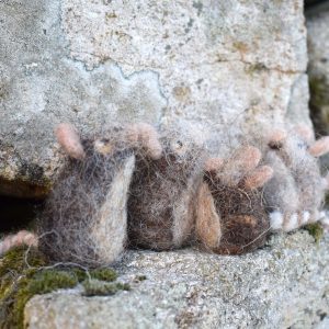 needle felt mouse gift