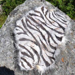 wool zebra pattern