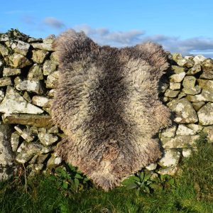 grey gotland felted sheepskin