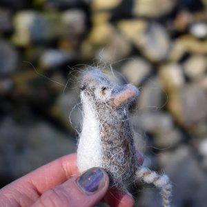 handmade needle felt mouse