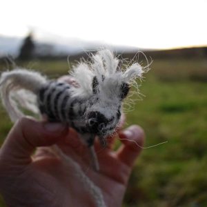 skeleton unicorn needle felt