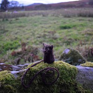 witchy black cat bookmark