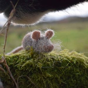 handmade mouse bookmark