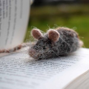 handmade mouse bookmark