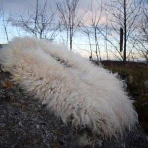 natural wool seat pad